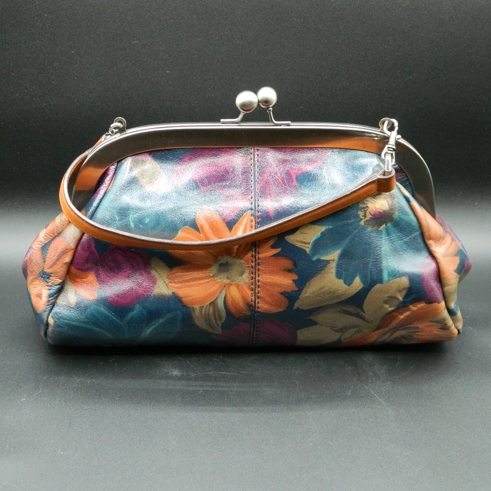 Patricia Nash Peruvian Painting Floral 100% Leather Satchel/Clutch
